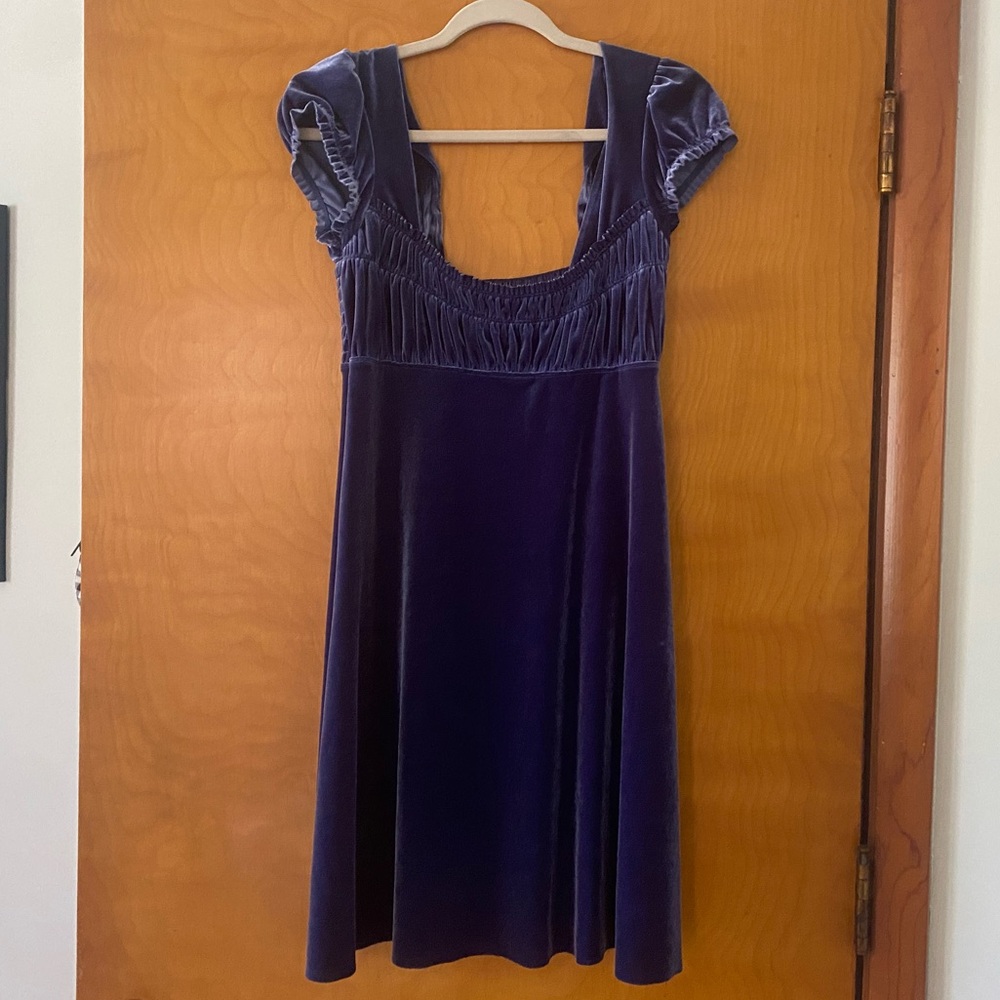 Free People Velvet Mini Dress